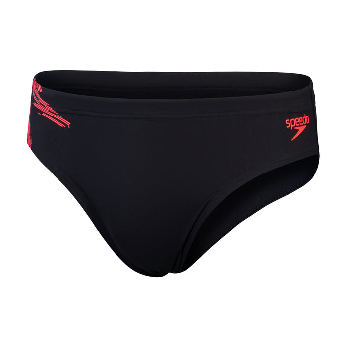 Eco+ 7cm Tech Panel Brief Black/Red