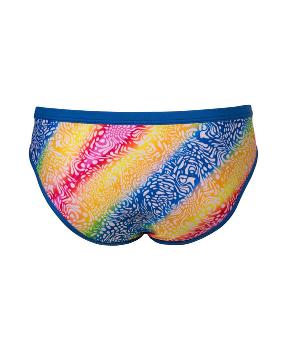 M Swim Brief Printed Royal-White Multicolor