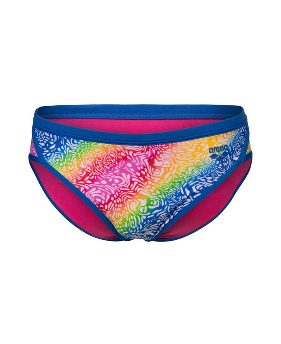 M Swim Brief Printed Royal-White Multicolor