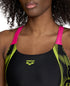 W Swim Pro Back Graphic schwarz-freak pink