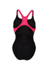 W Swim Pro Back Graphic schwarz-freak pink