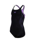 G Badeanzug Swim Pro Back Graphic Schwarz-Lavendel