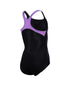 G Badeanzug Swim Pro Back Graphic Schwarz-Lavendel