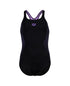 G Badeanzug Swim Pro Back Graphic Schwarz-Lavendel