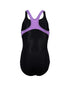 G Badeanzug Swim Pro Back Graphic Schwarz-Lavendel