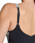 W Bodylift Chiara Wing Back C Cup schwarz-türkis