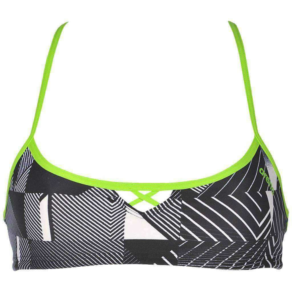 Arena Bandeau Be Zwart - Groen