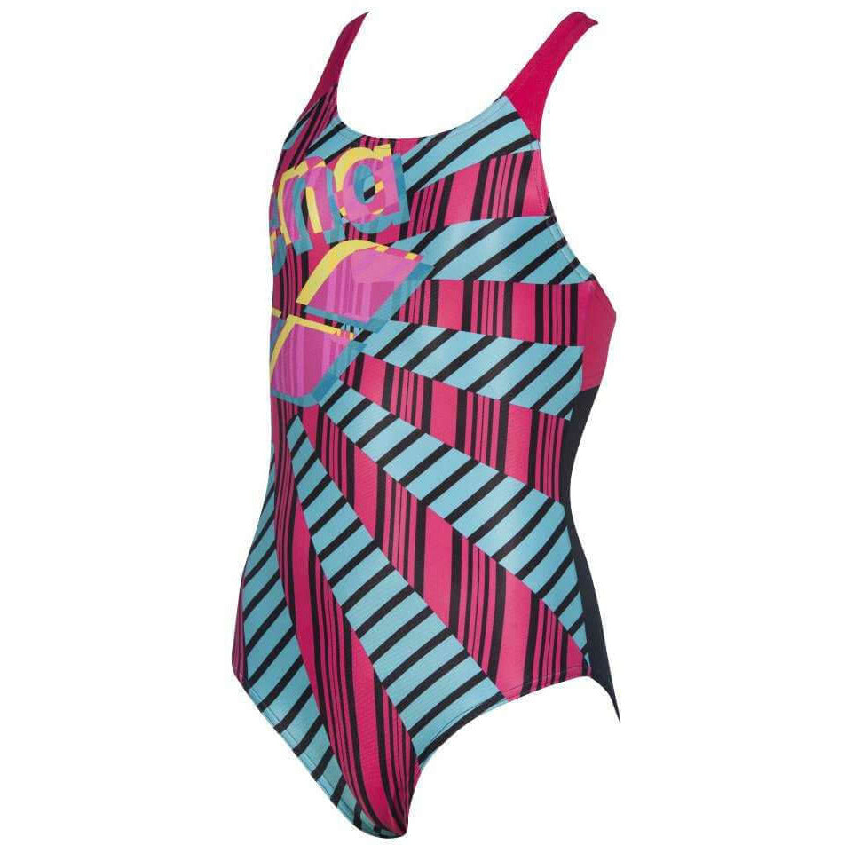 Arena G Sunrise Jr Swim Pro Back One Piece L black-rose