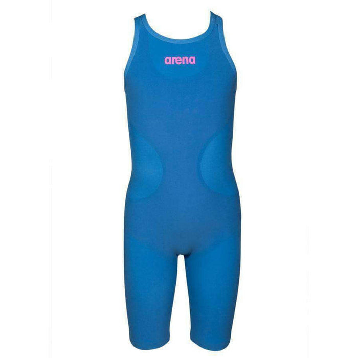 Arena Meiden R-evo One Openback Blauw - Roze