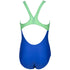 Arena Spotlight Junior Swim Pro Back One Piece Gevoerd Blauw - Groen