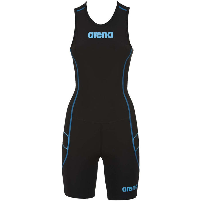 Arena W Rear Zip Trisuit St black/turquoise