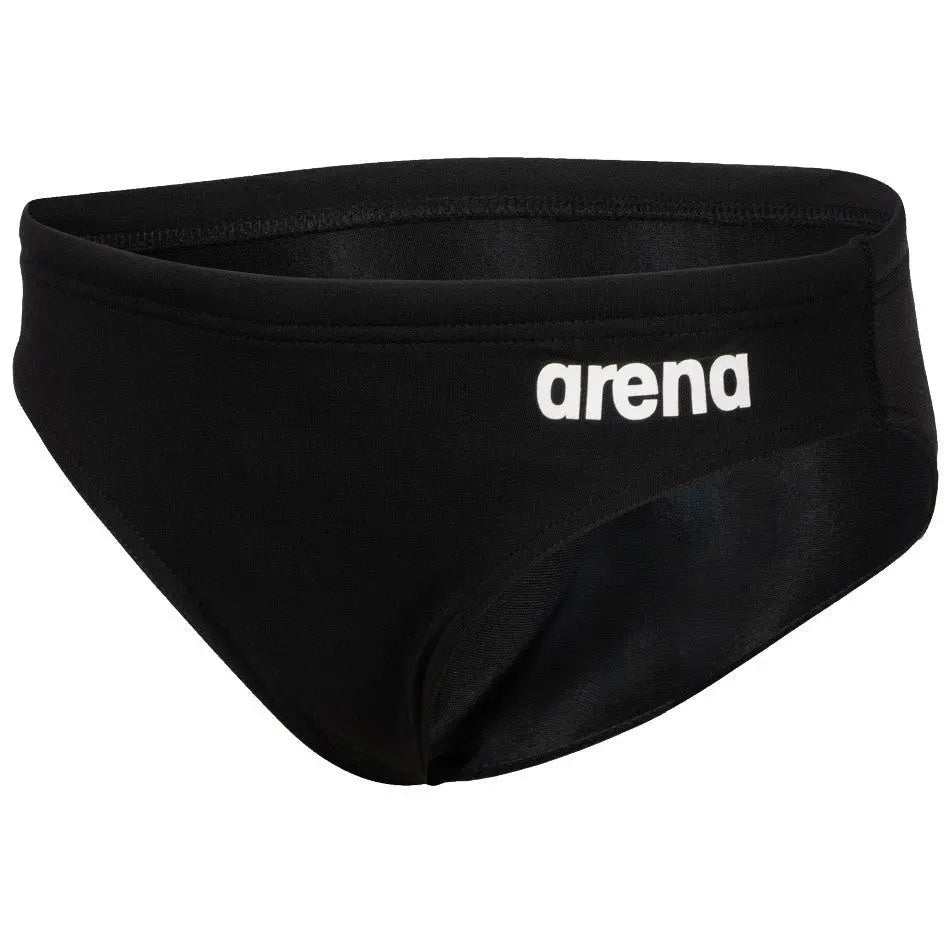 B Team Swim Briefs Solid black-white