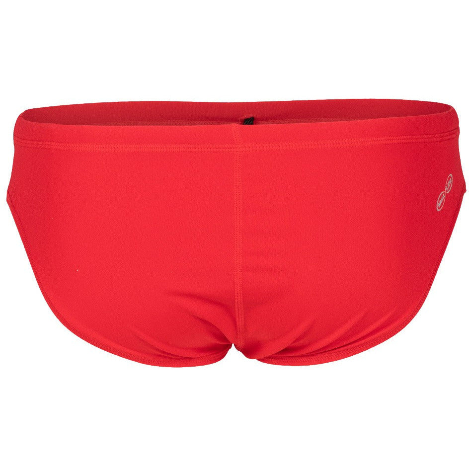 B Team Swim Briefs Solid red-white