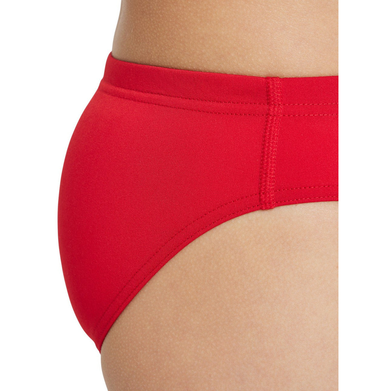 B Team Swim Briefs Solid red-white