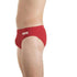 M Solid Brief red/white