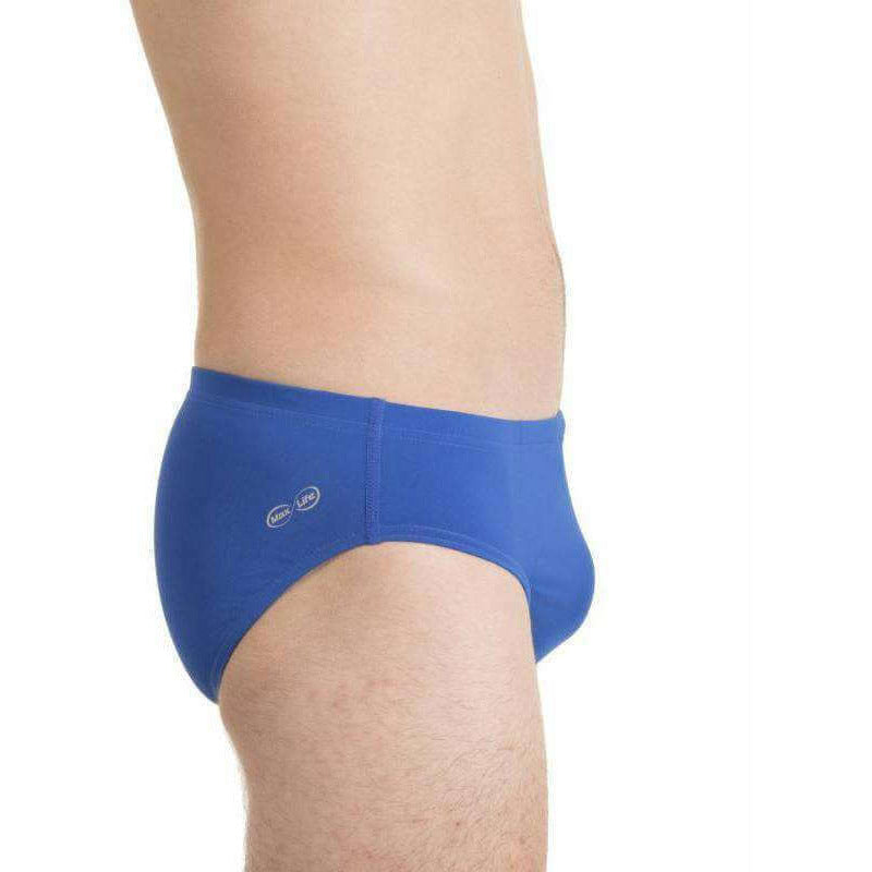 M Solid Brief royal/white