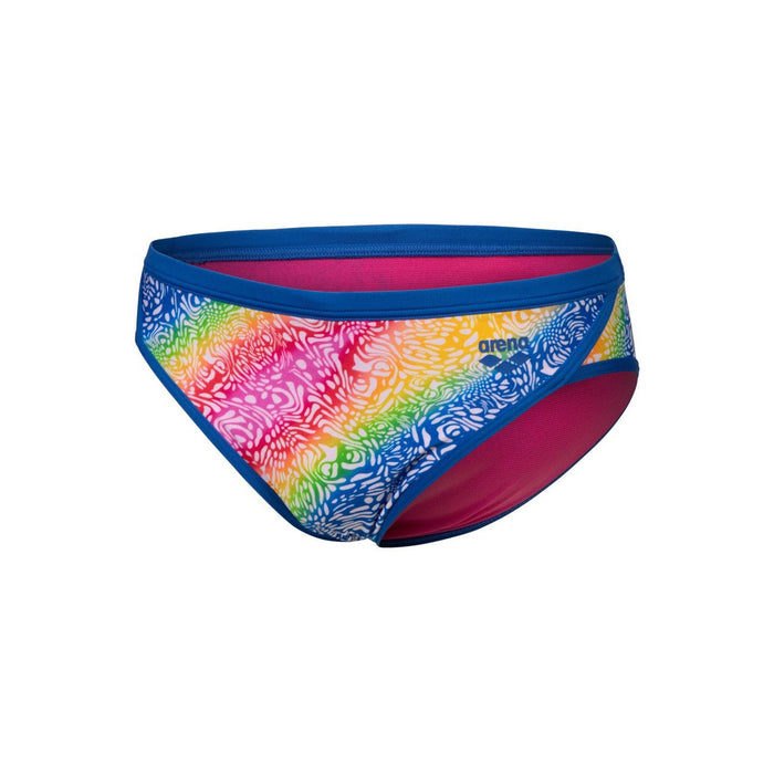 M Swim Brief Printed Royal-White Multicolor