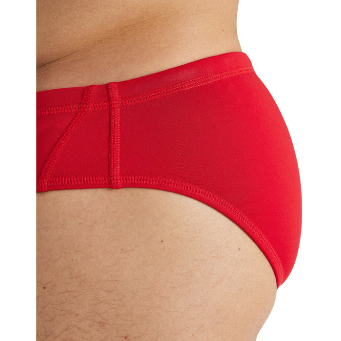 M Team Swim Brief Waterpolo Solid red-white