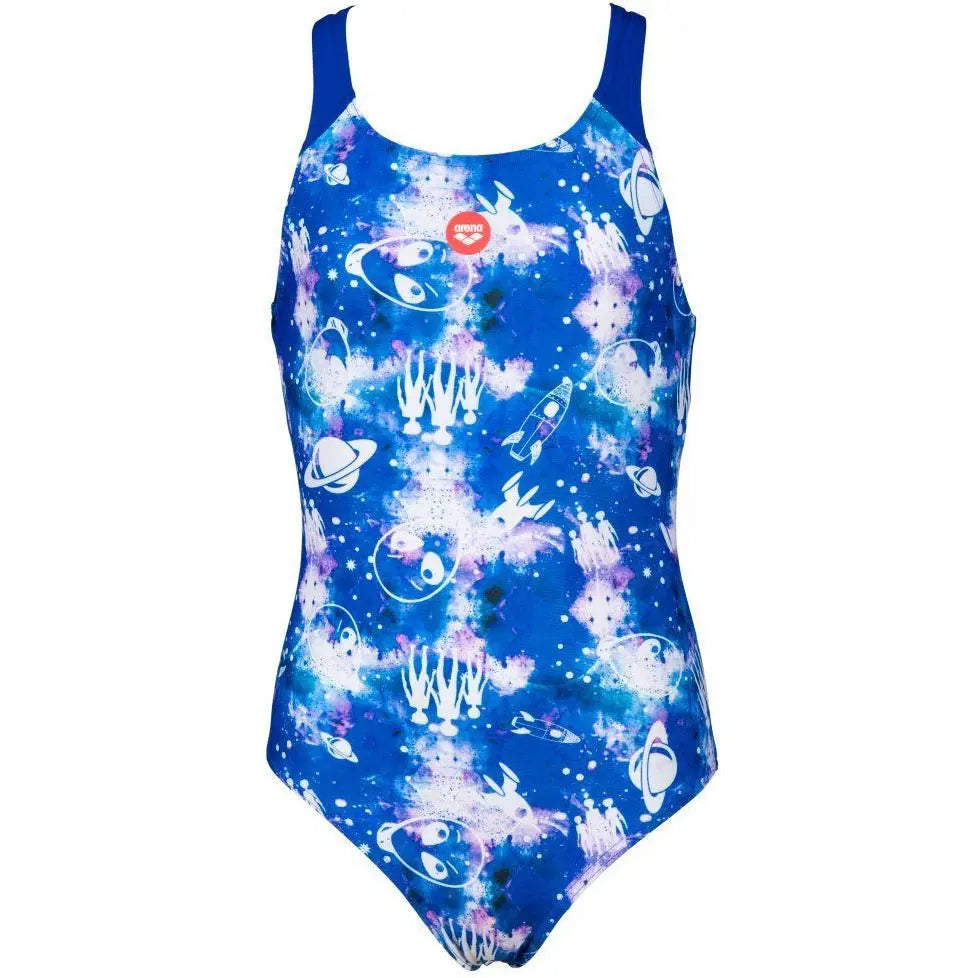 Crazy Aliens Junior Swim Pro Back One Piece - Blauw/Multi