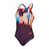 Eco+ Digital Printed Medalist Purple/Orange Speedo