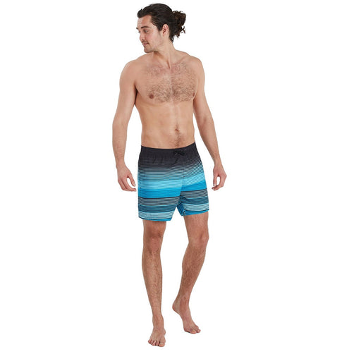 Placement Leisure 16" Watershort - Zwart/Blauw