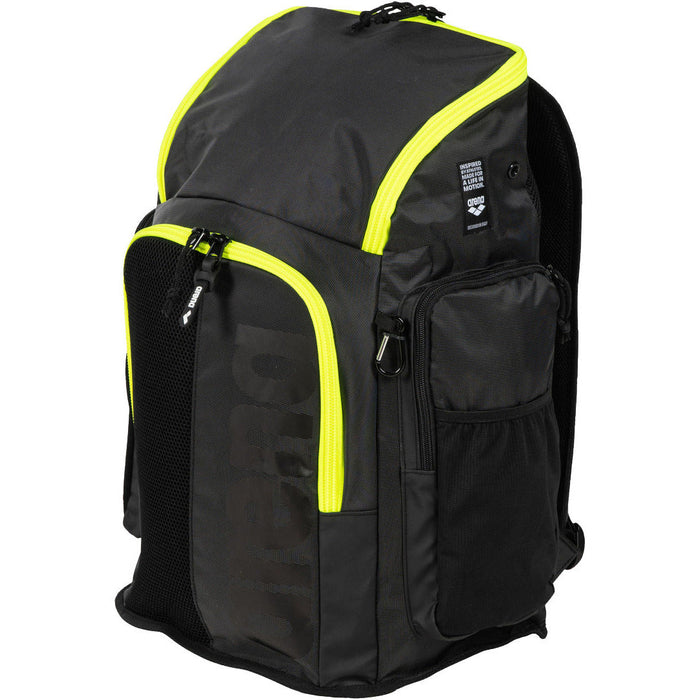 Spiky III Backpack 45 darksmoke-neonyellow