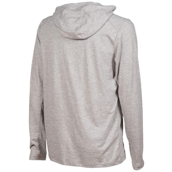 Team Hooded Long Sleeve T-Shirt Panel heather-grey