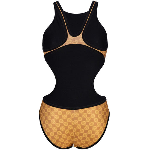 W 50Th Gold Swimsuit Tech One Back gold-multi-black