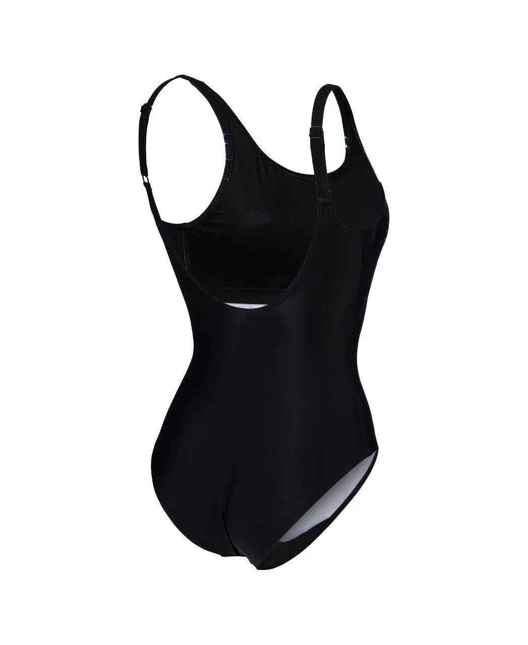 W Imprint Swimsuit U Back B black Arena