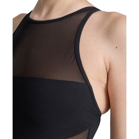 W Mesh Panels Swim Pro Back black