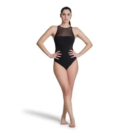 W Mesh Panels Swim Pro Back black