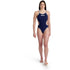 W One Double Cross Back One Piece navy-white