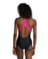 W Swim Pro Back Graphic black-freak rose Arena