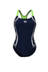 W Swim Pro Back Graphic navy-softgreen Arena