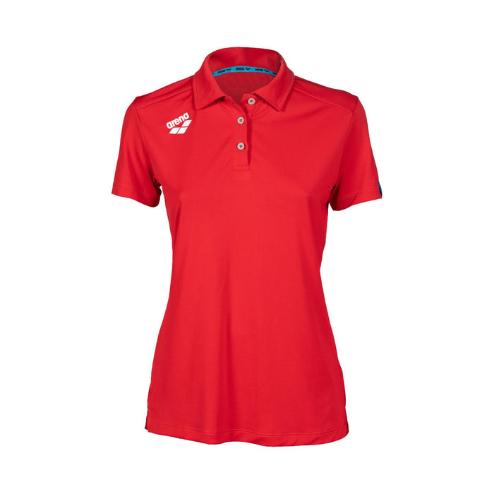 W Team Poloshirt Solid red