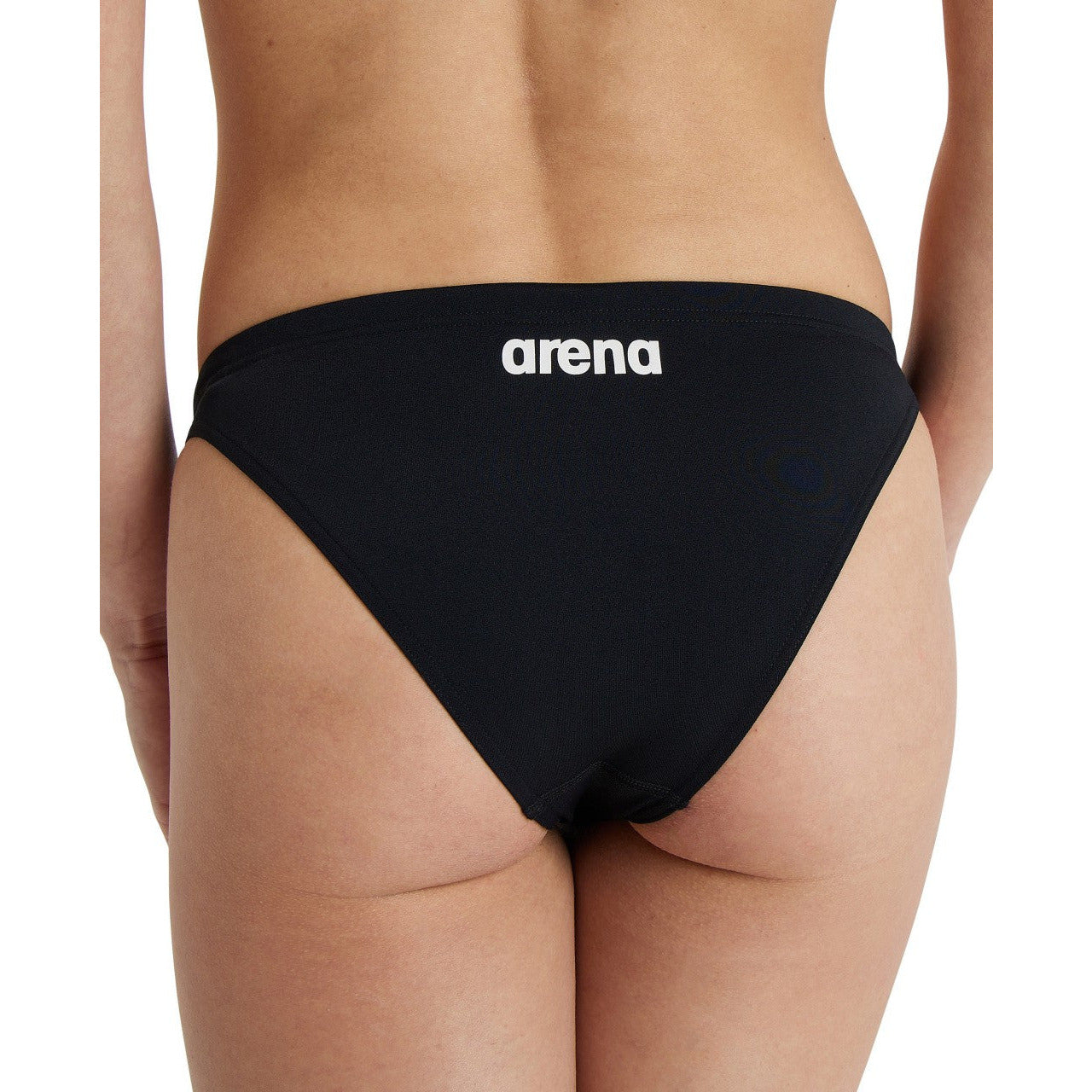 W Team Swim Bottom Solid black-white