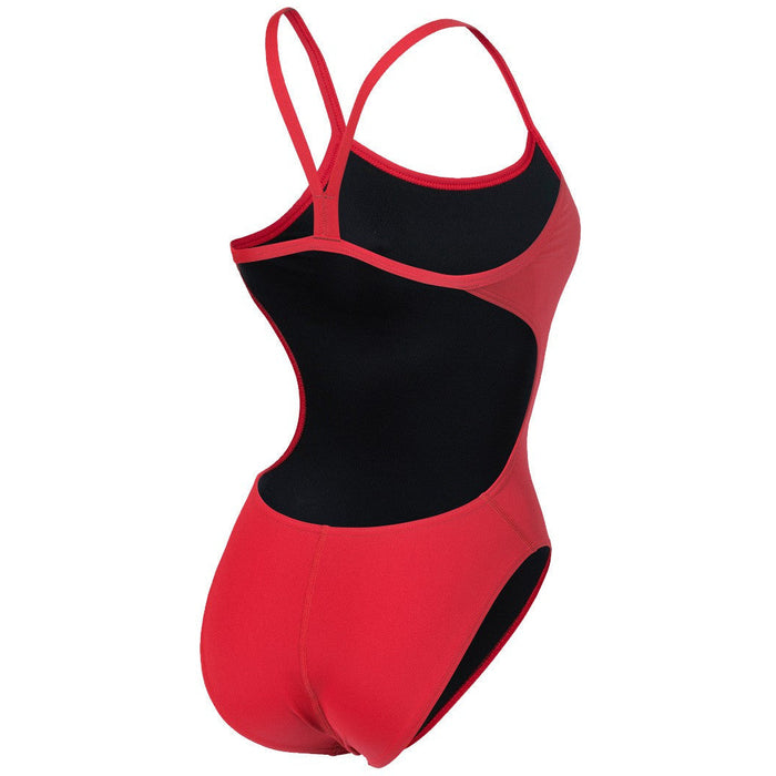 W Team Swimsuit Challenge Solid red-white