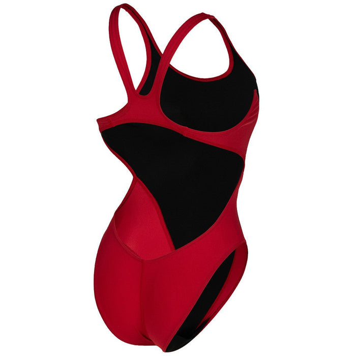 W Team Swimsuit Swim Tech Solid red-white