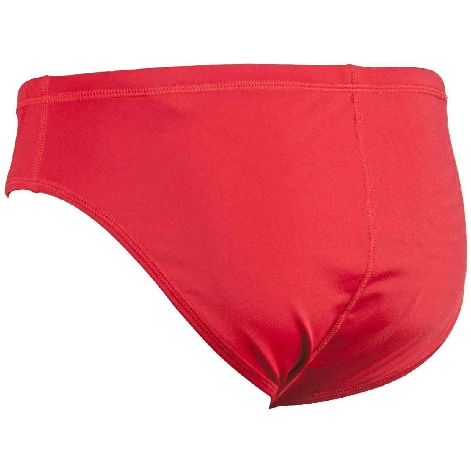 M Solid Waterpolo Brief red/white