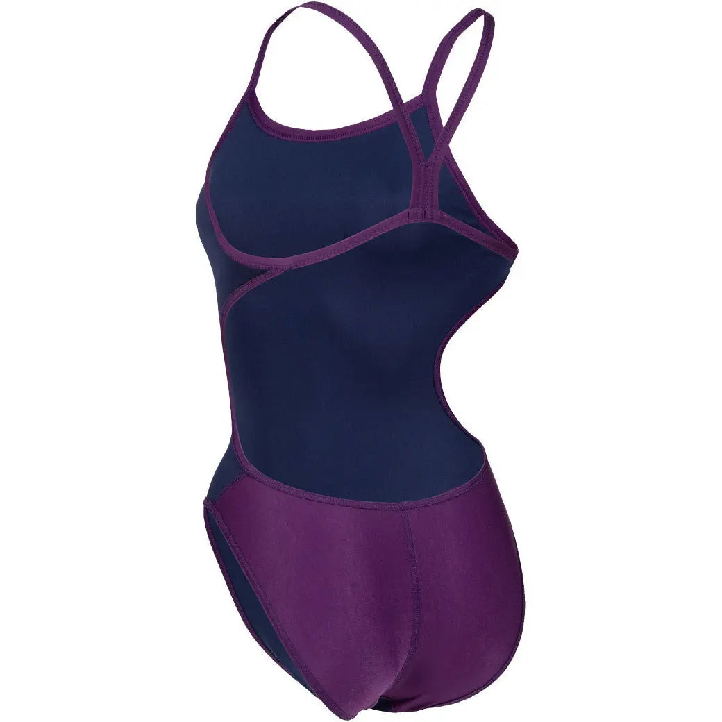 W Team Swimsuit Challenge Solid plum-white