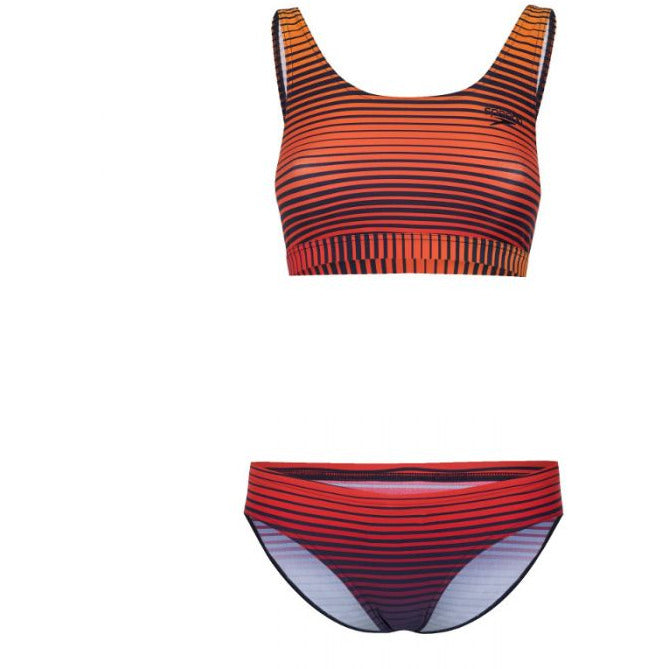 Speedo Placement U-Back-Bikini in Marine-Orange