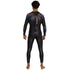 Proton Male Fullsuit Zwart - Blauw