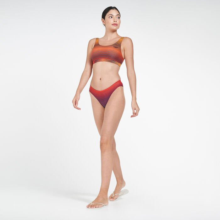 Speedo Placement U-Back-Bikini in Marine-Orange