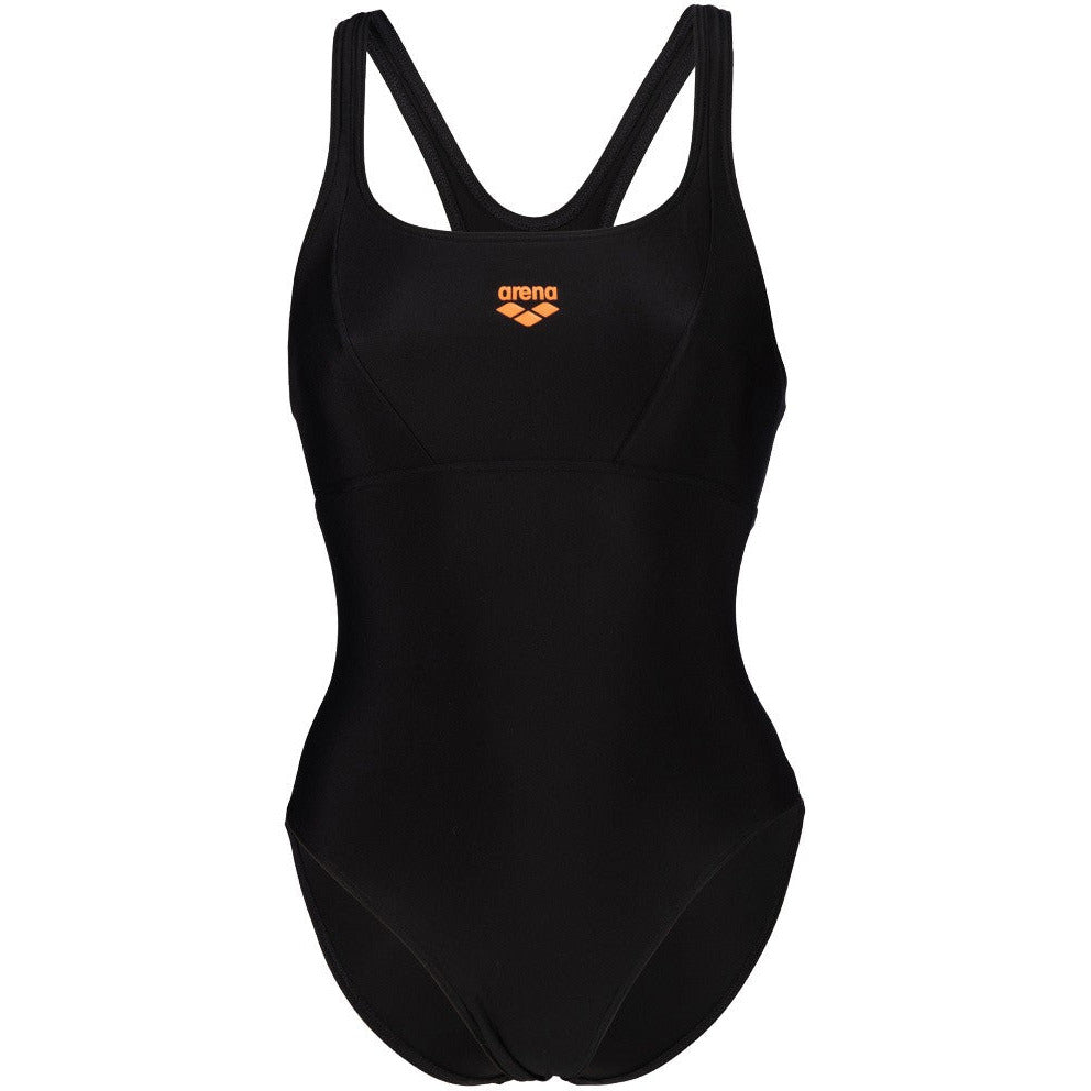 W Solid Swimsuit Control Pro Back B black