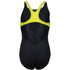 G Swimsuit Swim Pro Back Graphic black-softgreen