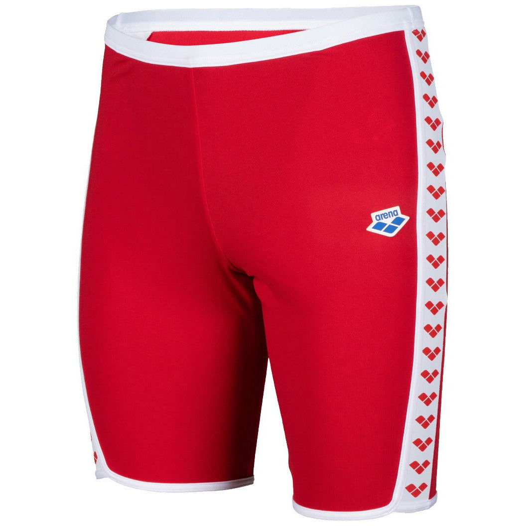 M Icons Swim Jammer Solid red-white