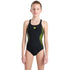 G Swimsuit Swim Pro Back Graphic black-softgreen